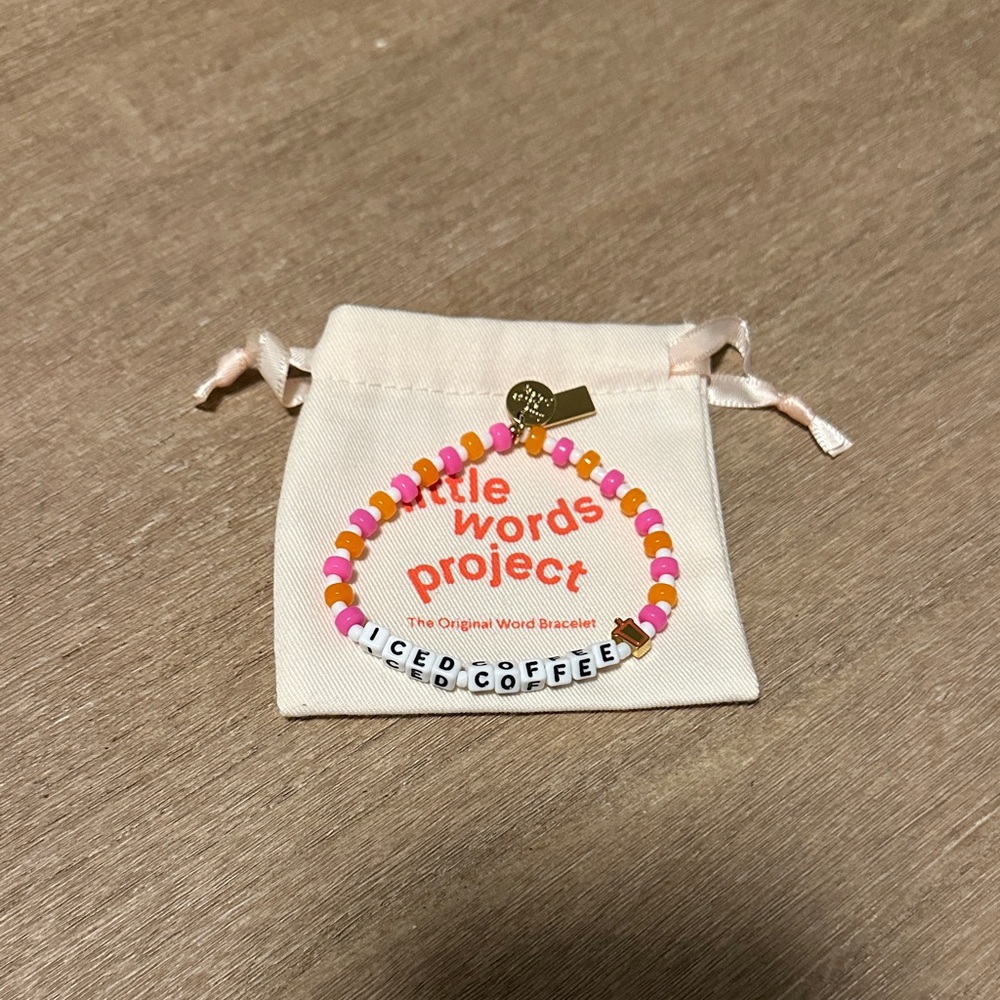 Little Words Project Iced Coffee Bracelet